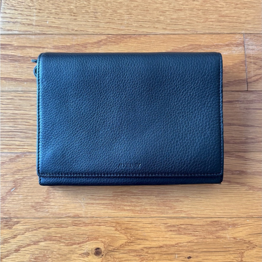 Aritzia leather crossbody bag